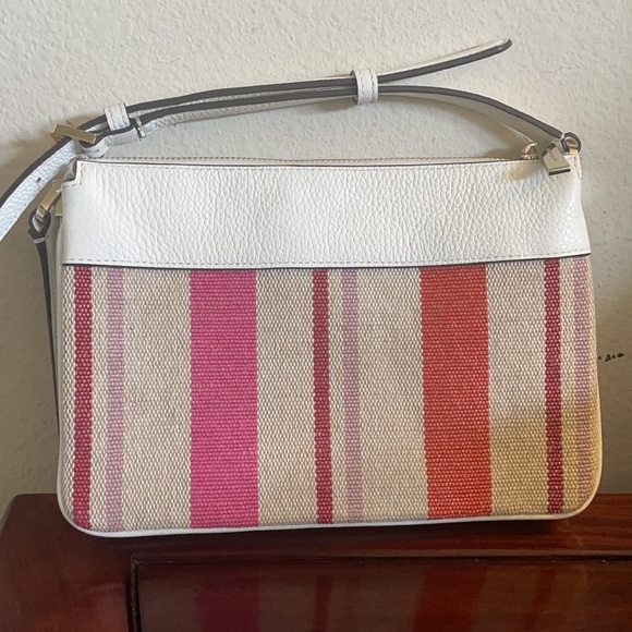 Kate Spade Leather and Canvas Crossbody Bag - Picture 3 of 7